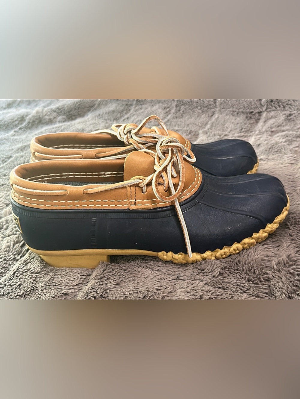 L.L. Bean Women's Bean Boots, Rubber Mocs (shoe 24)